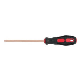 KS Tools BERYLLIUMplus Schraubendreher für Innensechskantschrauben 6 mm ,mit Kugelkopf