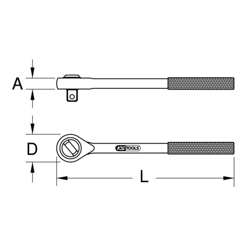 KS Tools BERYLLIUMplus verstelbare ratel