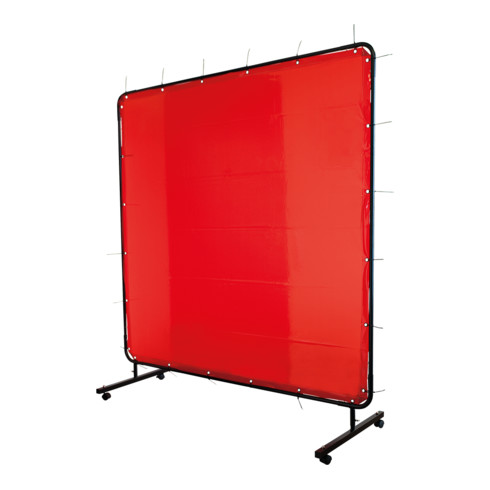 KS Tools beschermend lasdekzeil, rood