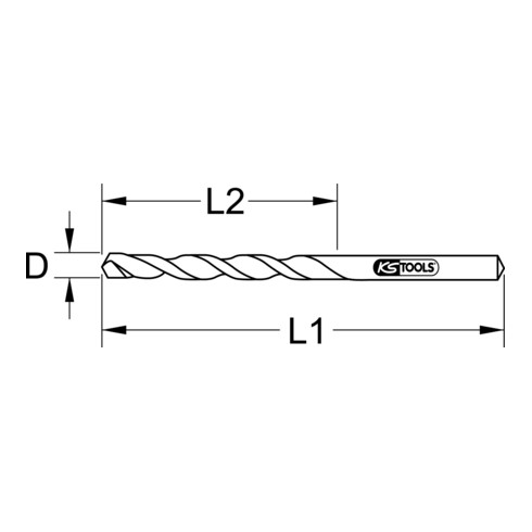 KS Tools Betonbohrer mit Hartmetallspitze