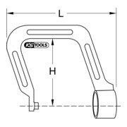 KS Tools beugel, groot, voor Fastdrill-3
