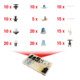 KS Tools bevestigingsclip set voor Audi, 160 delig