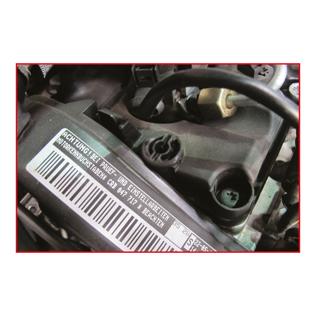 KS Tools Bit a profilo speciale per viti di scarico olio in plastica 1/4" VAG