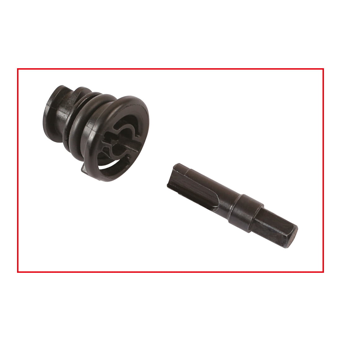 KS Tools Bit a profilo speciale per viti di scarico olio in plastica 1/4" VAG