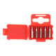 KS Tools Bit CLASSIC 1/4" a esagono incassato, con testa a sfera, 25mm, 5mm, 5pz.-1