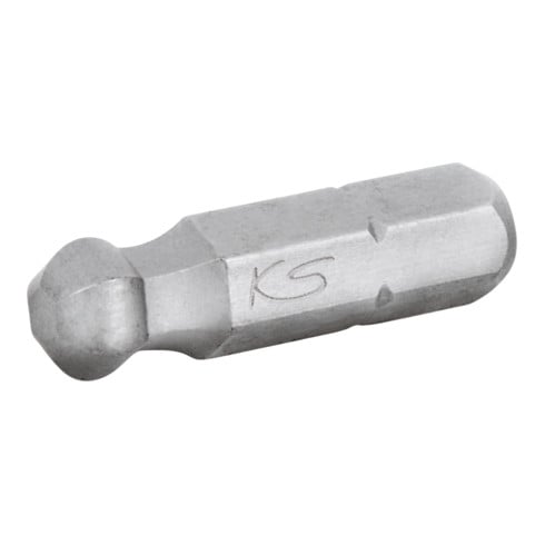 KS Tools Bit CLASSIC 1/4" a esagono incassato, con testa a sfera, 25mm