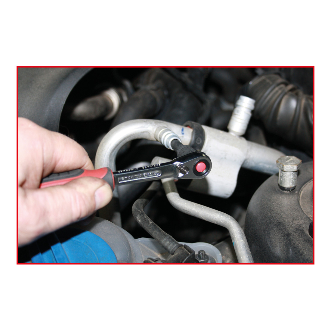 KS Tools bit doppenset voor airco vaste smoorklep, 2-delig