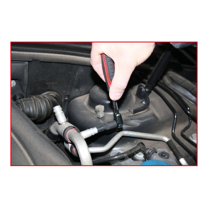KS Tools bit doppenset voor airco vaste smoorklep, 2-delig