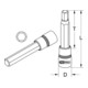 KS Tools Bit-Stecknuss für Innensechskant-Schrauben am Bremssattel, SW 7-2