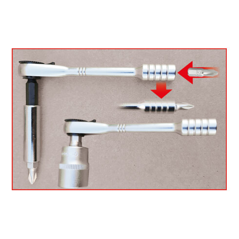 KS Tools bitset 1/4 inch, 24 st.