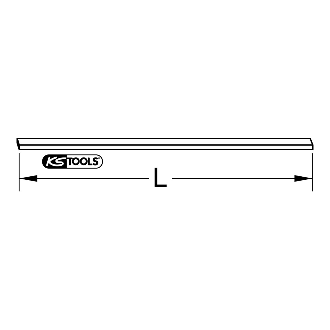 KS Tools Bleistift, blau, HB