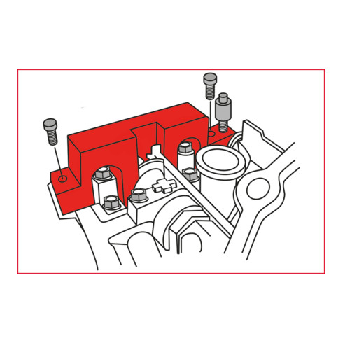 KS Tools BMW - motor afstel gereedschap set, 8 stuks