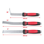 KS Tools Body scheidingsbeitel set, 3 stuks