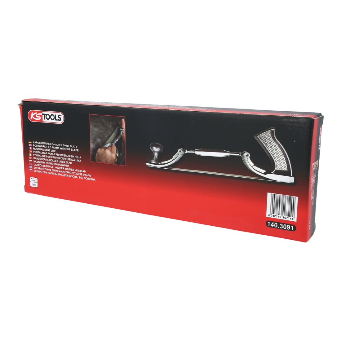 KS Tools Bodyvijlhouder zonder lemmet, 350 mm