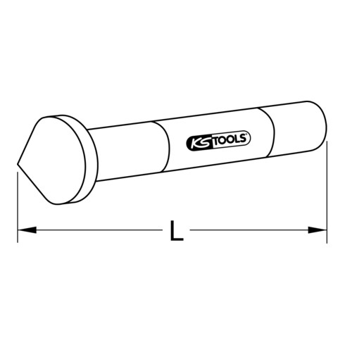 KS Tools Bördelkonus, Ø 10-22mm, 131mm