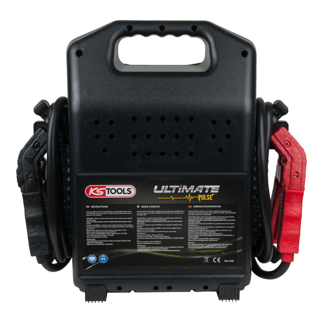 KS Tools Booster 12V per condensatore - starter mobile 1800 A