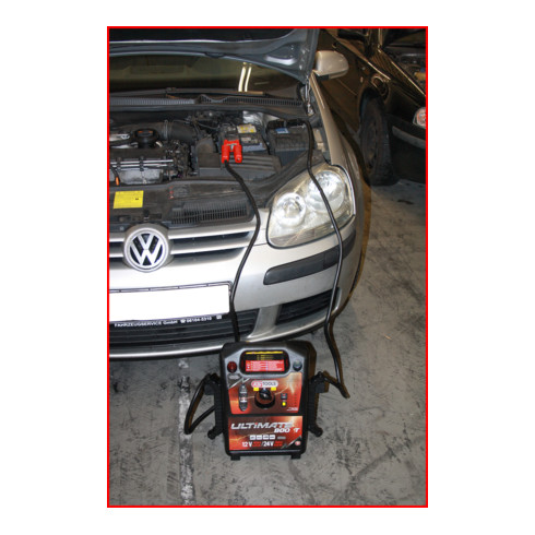 KS Tools Booster per batteria 12V + 24V, starter mobile 1700A