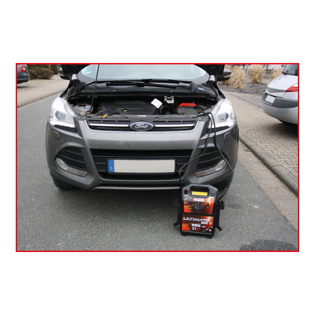 KS Tools Booster per batteria 12V, starter mobile 850A
