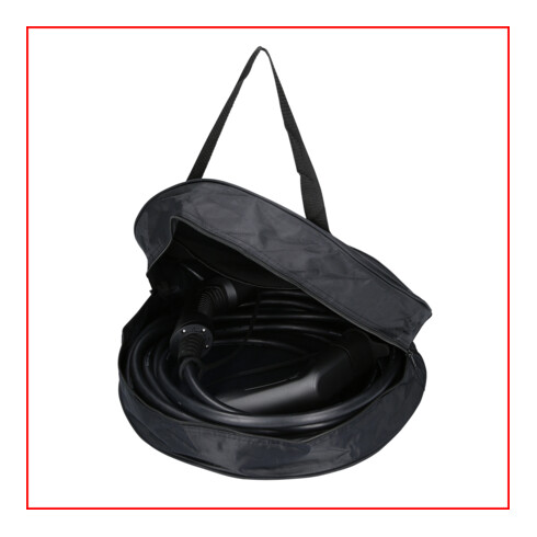 KS Tools Borsa per cavo di ricarica efuturo, nero