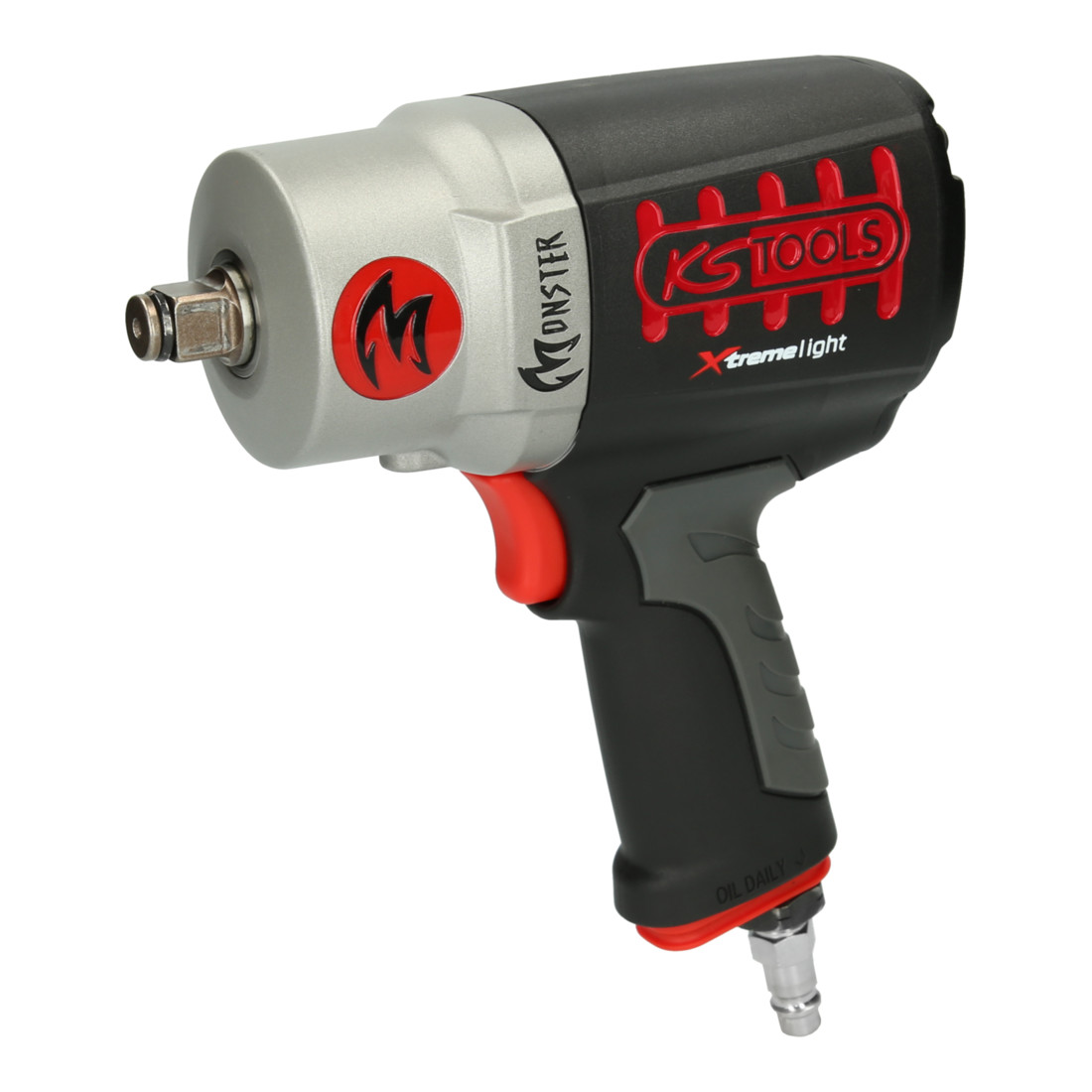 KS Tools Boulonneuse à percussion pneumatique haute performance 1/2" MONSTER Xtremelight 1690 Nm