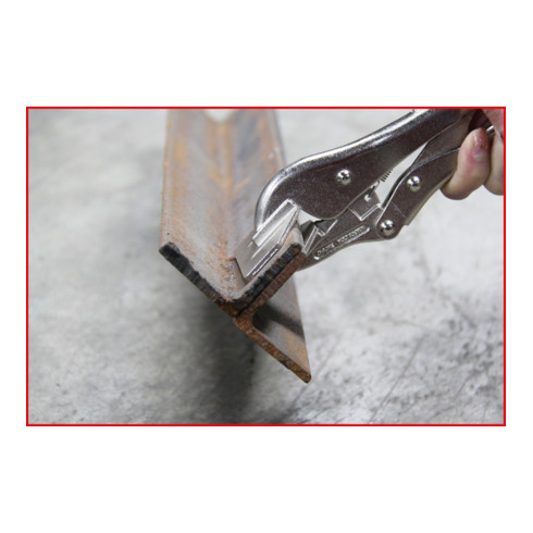KS Tools Breitmaul-Flachbacken-Gripzange mit Easy-Release