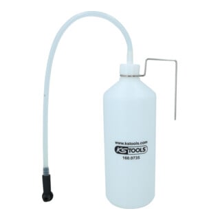 KS Tools Bremsflüssigkeits-Auffangflasche, 1 Liter
