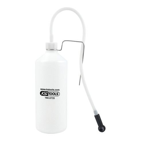 KS Tools Bremsflüssigkeits-Auffangflasche, 1 Liter