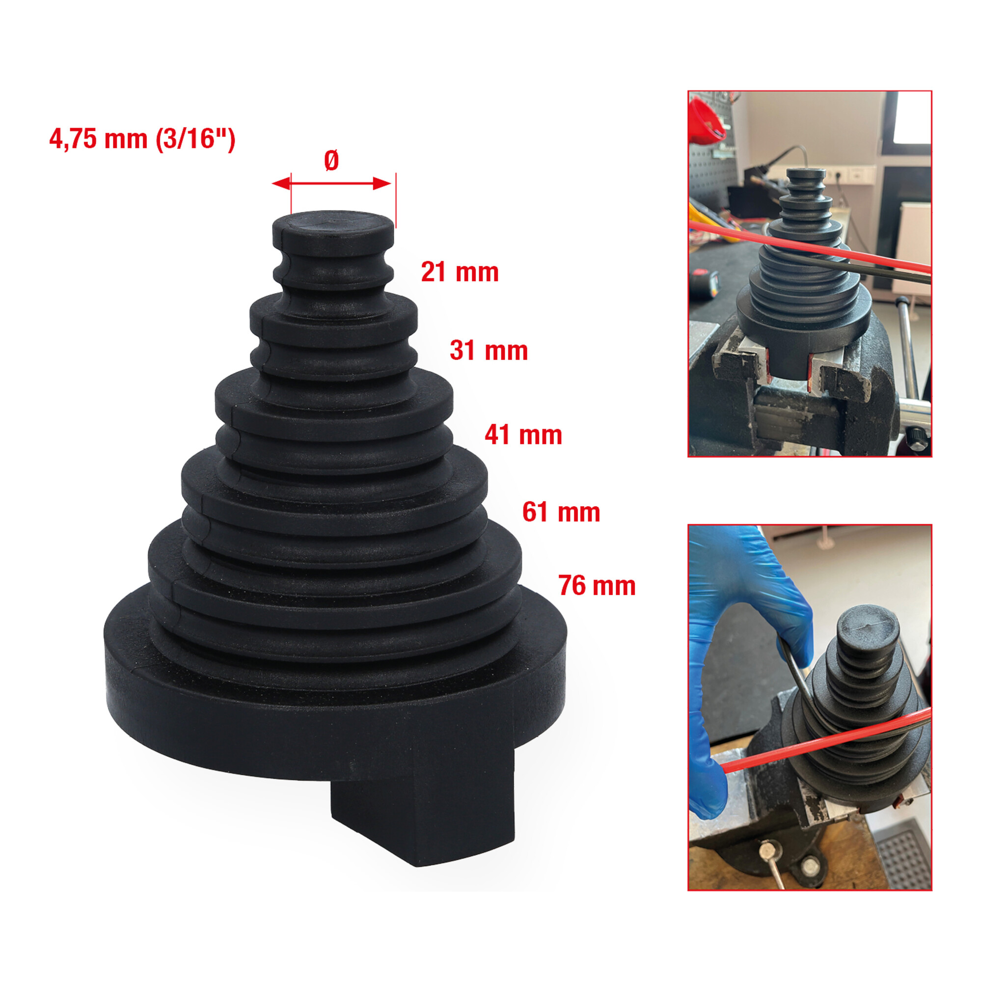 KS Tools Bremsleitungs-Biegewerkzeug, 4,75 mm (3/16")