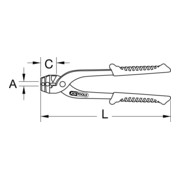 KS Tools Bremsleitungsbiegezange, 2 in 1, Ø 4,75+6mm-4