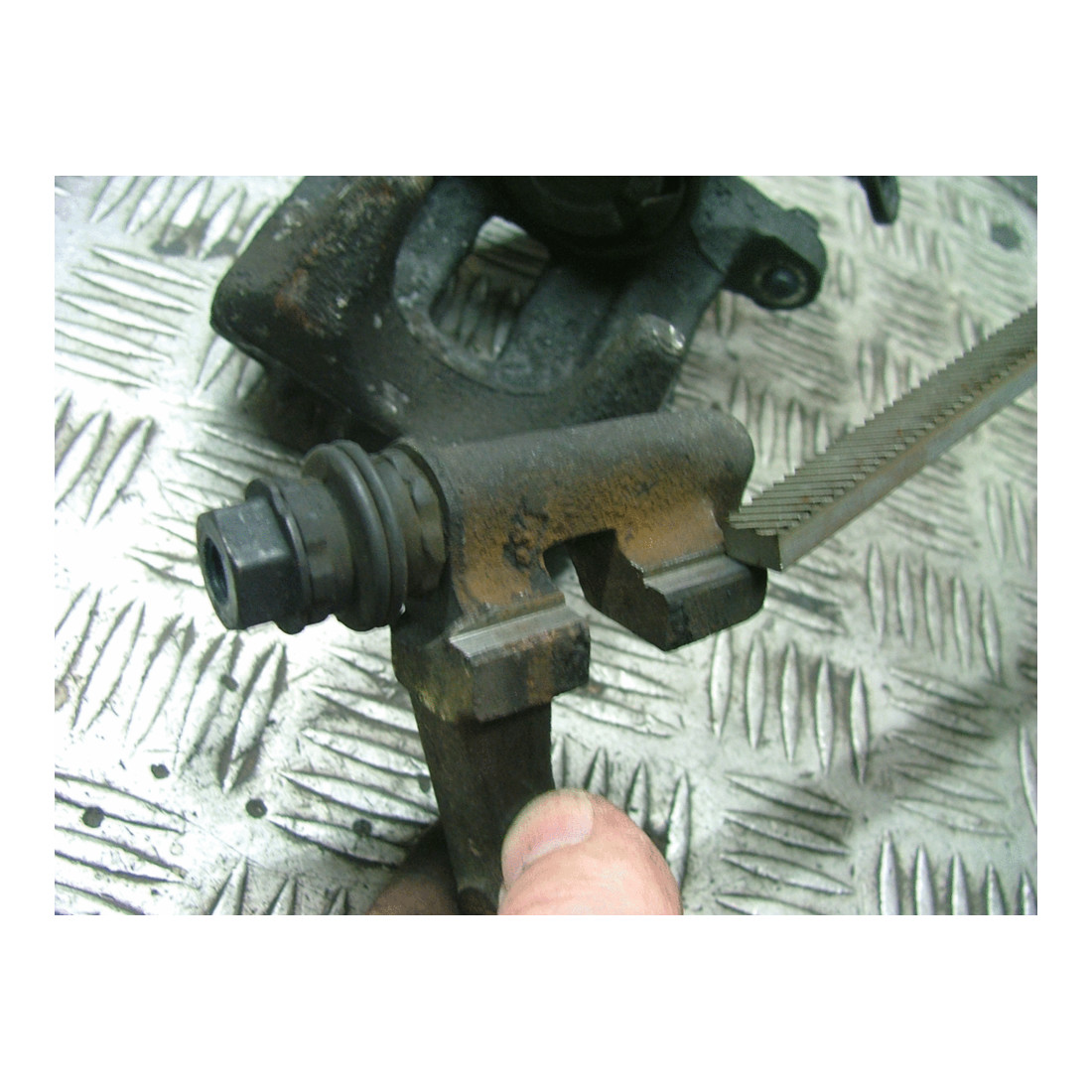 KS Tools Bremssattel-Feile extra schmal, 270mm