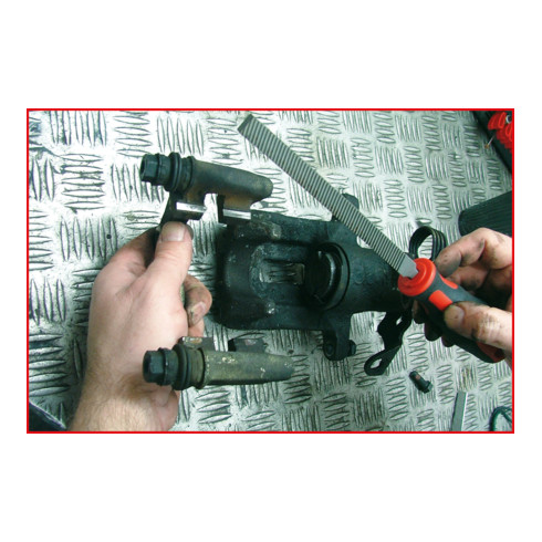 KS Tools Bremssattelfeile ohne Heft, 150mm