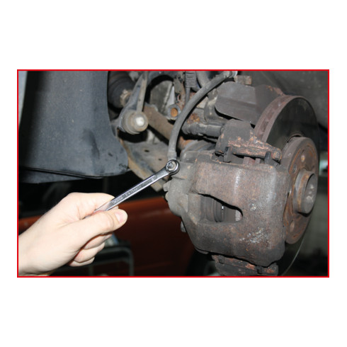 KS Tools Bremssystem-Entlüfterschlüssel-Satz, 6-teilig