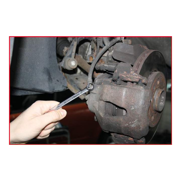 KS Tools Bremssystem-Entlüfterschlüssel-Satz, 6-teilig