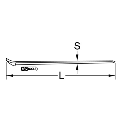 KS Tools BRONZEplus Brechstange 1500 mm