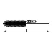 KS Tools BRONZEplus cilinderborstel, draad, gegolfd, 300 mm-3