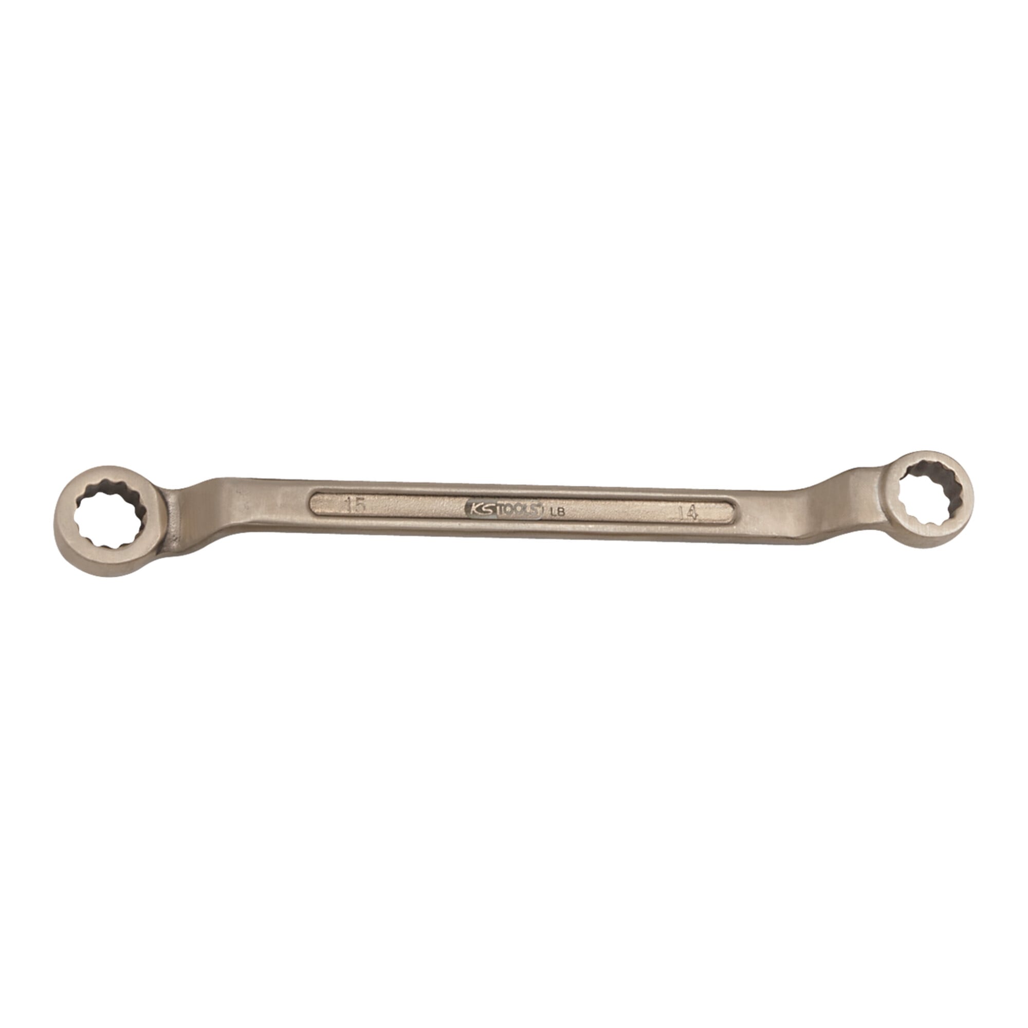 KS Tools BRONZEplus Doppel-Ringschlüssel gekröpft 13x16 mm