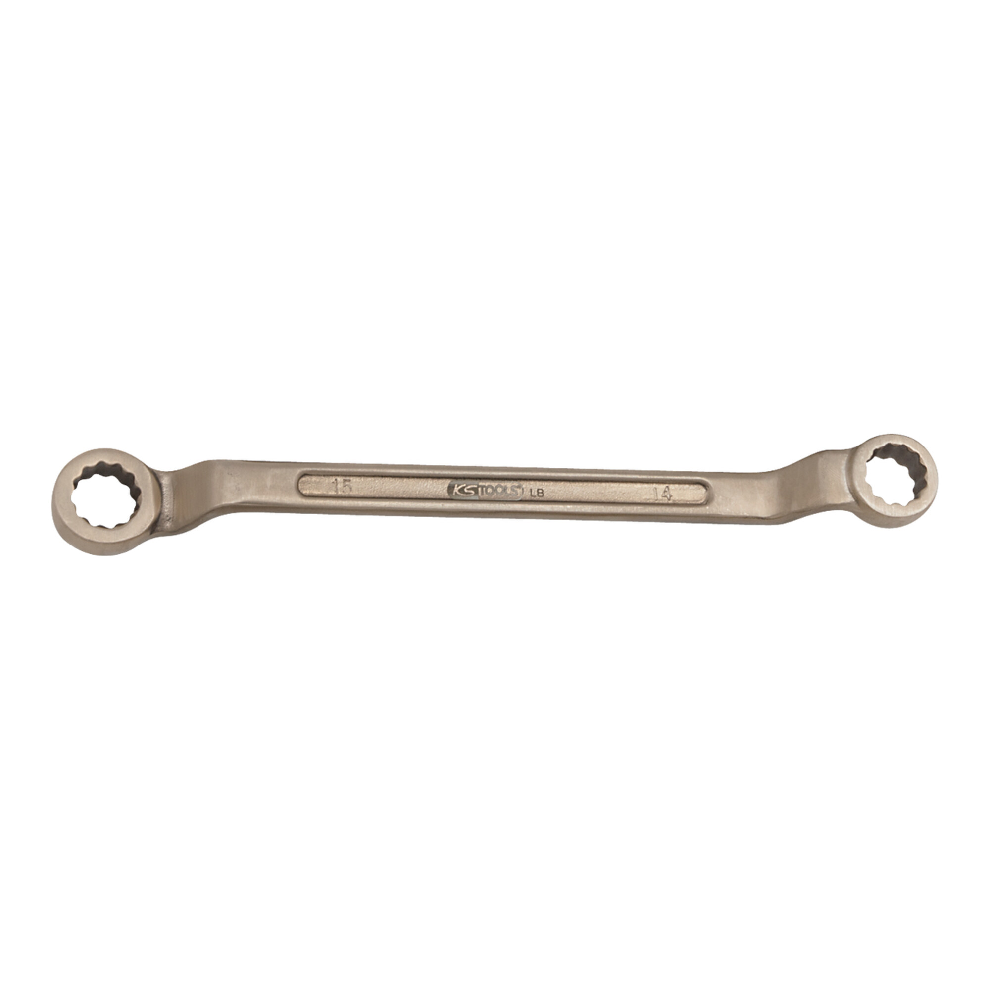KS Tools BRONZEplus Doppel-Ringschlüssel gekröpft 2x2.3/8"