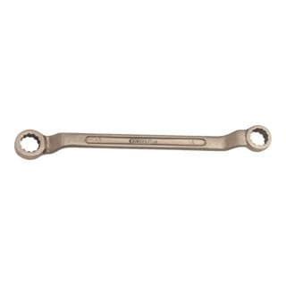 KS Tools BRONZEplus Doppel-Ringschlüssel gekröpft 9x11 mm