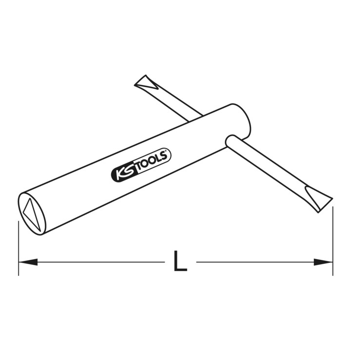 KS Tools BRONZEplus driehoekige dopsleutel M5