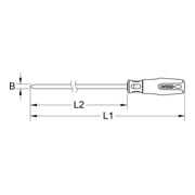KS Tools BRONZEplus driehoekige schraper 310 mm-3
