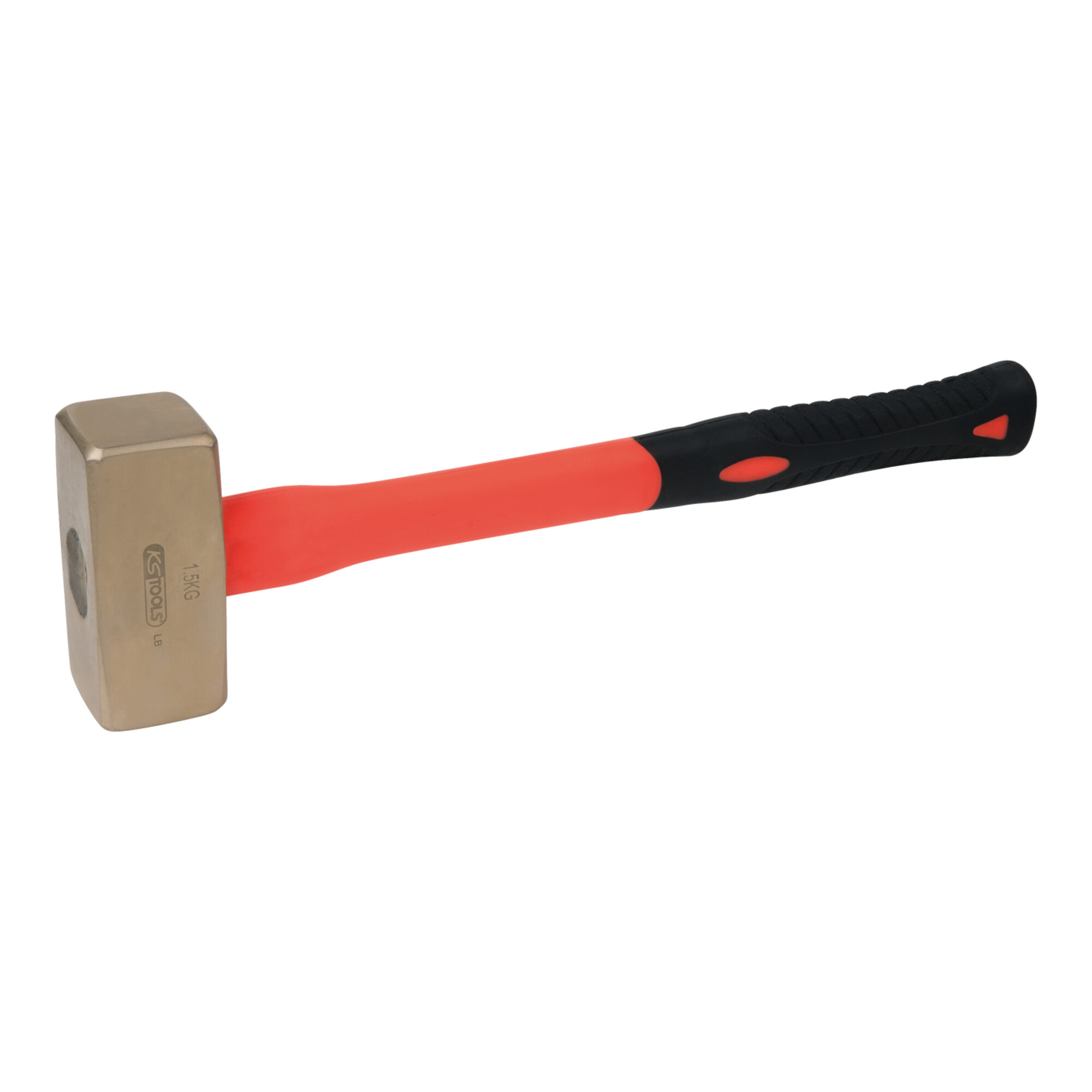 KS Tools BRONZEplus Fäustel 10000 g, mit Fiberglasstiel