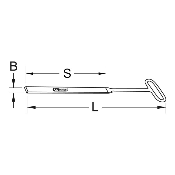 KS Tools BRONZEplus Flanschmesser rund 690 mm