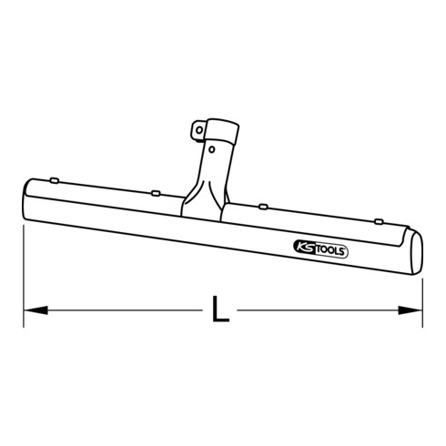 KS Tools BRONZEplus Gummischieber 300 mm