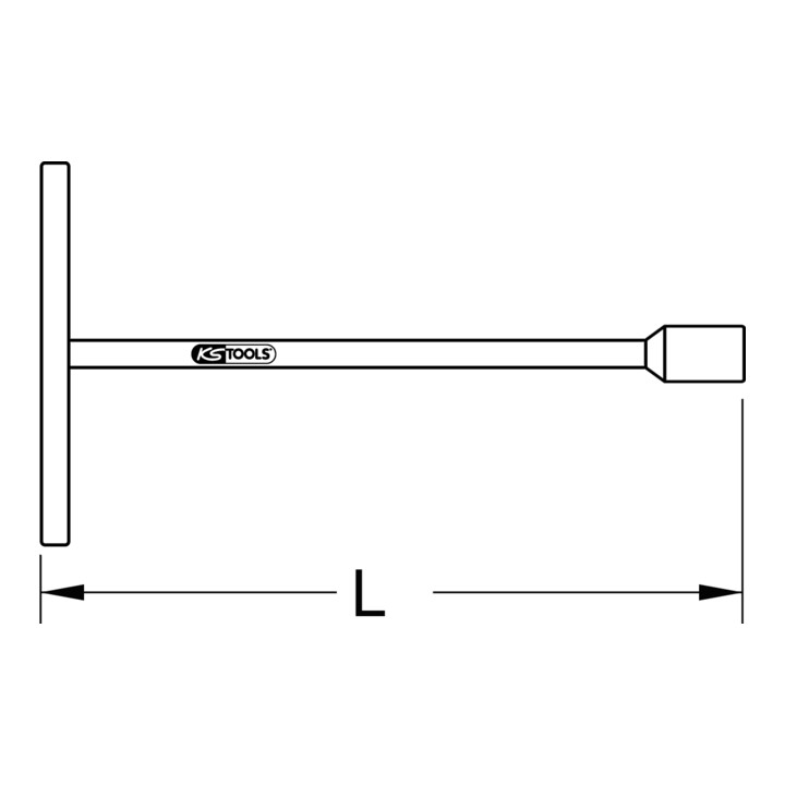 KS Tools BRONZEplus inbussleutel 9mm vast kruisgreep