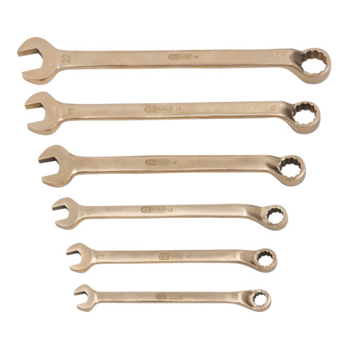 KS Tools BRONZEplus Jeu de clés mixtes BRONZEplus 10 pièces, 10-32mm