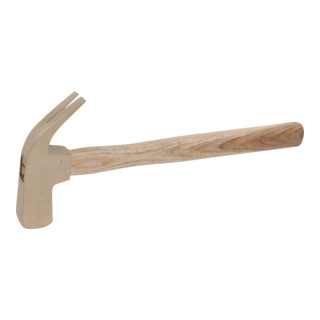 KS Tools BRONZEplus Klauenhammer 400 g, mit Hickorystiel