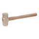 KS Tools BRONZEplus Minenhammer 2500 g, mit Hickorystiel