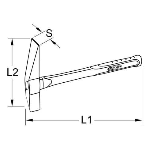 KS Tools BRONZEplus kalk- / ontroestingshamer