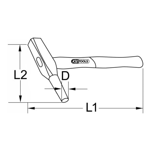 KS Tools BRONZEplus pendrijver met hickory steel