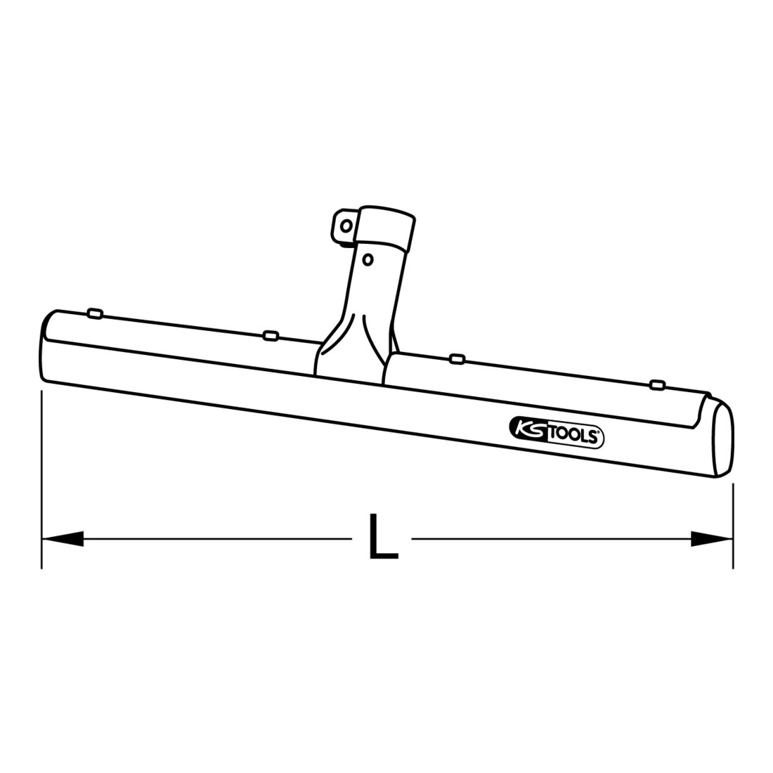 KS Tools BRONZEplus rubberschraper 600 mm
